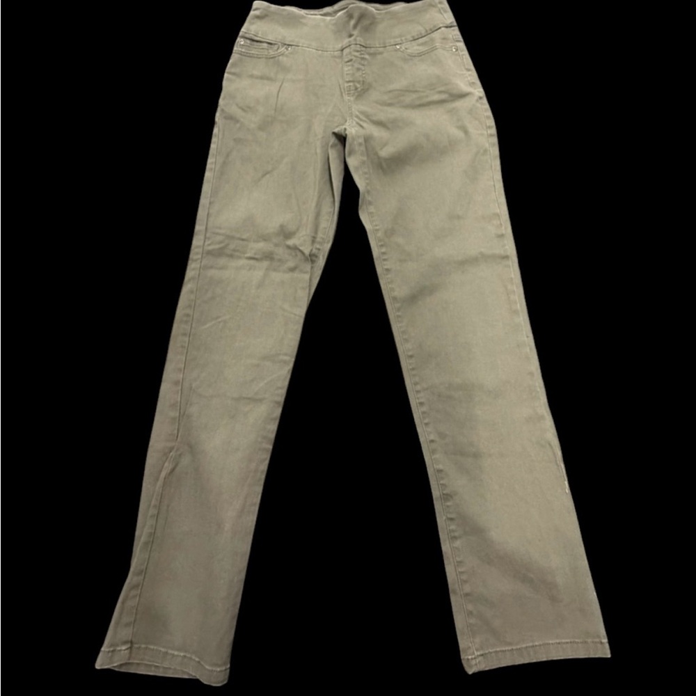 Olive Green Straight Leg Pants